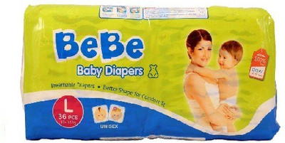 

BeBe DIAPERS - L(36 Pieces)