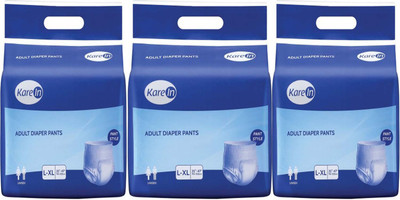 

Karein Pants Adult Diapers - L(3 Pieces)