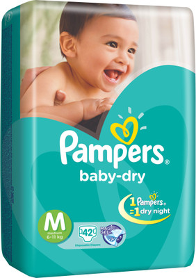 

Pampers Diaper Taped Medium Size(42 Pieces)