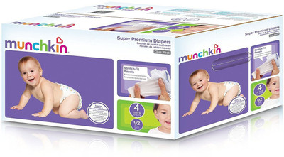 

Munchkin Super Premium Diapers, Size 4 - L(92 Pieces)