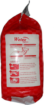 

Wetex Adult Diapers Supreme Adult Diapers - L(10 Pieces)