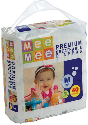 

MeeMee Premium Breathable Diapers - M(40 Pieces)