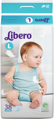 

Libero Open Diapers - L(38 Pieces)
