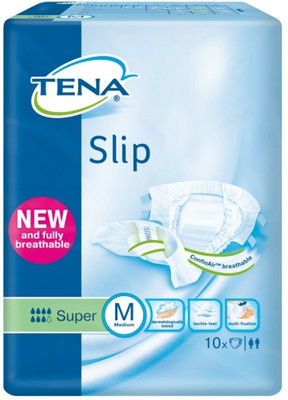 

Tena Slip Super with ConfioAir Adult Diapers - M(10 Pieces)