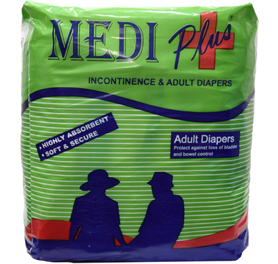

Medi Plus Incontinence 4 Adult Diapers - L(10 Pieces)
