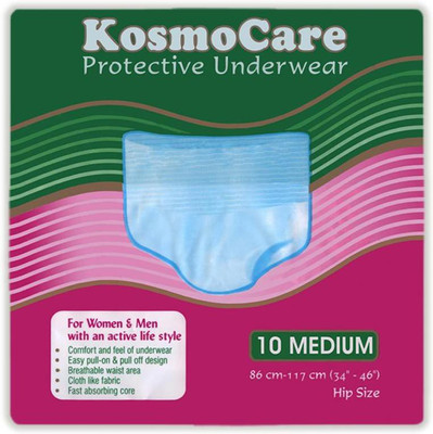

KosmoCare Disposable Protective Underwear-Size 34 To 46 Inches - M(10 Pieces)