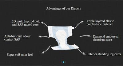 HealthTrack Vsekk Adult Diaper - L