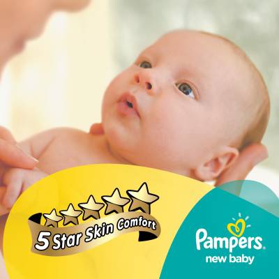 Pampers New Baby Diapers - NB - Small