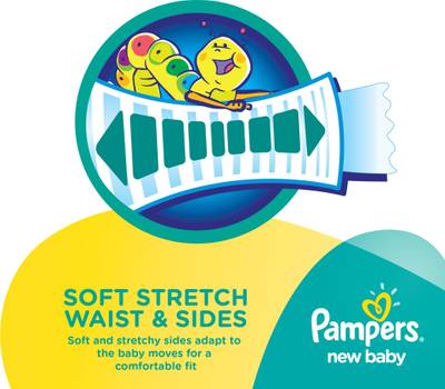 Pampers New Baby Diapers - NB - Small