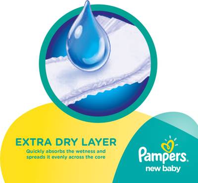 Pampers New Baby Diapers - NB - Small