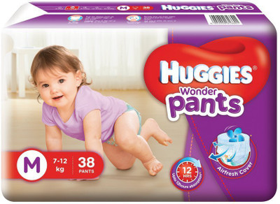 

Huggies Wonder Pants Diapers - M(38 Pieces)