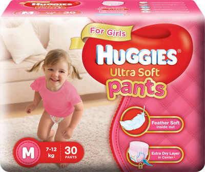 

Huggies Ultra Soft Pants - M(30 Pieces)