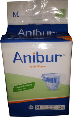 Anibur Non woven Adult Diapers M 10 Pieces
