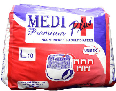 

Medi Plus Premium Incontinence 3 Adult Diapers - New Born(10 Pieces)