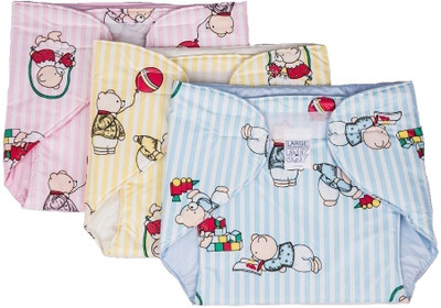 

Baby Joy Inside Outside NonToxic WaterProof Diaper (6-12 Months) - L(3 Pieces)