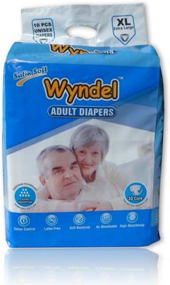 WYNDEL ADULT DIAPERS COMBO OF 4 PACKETS - XL