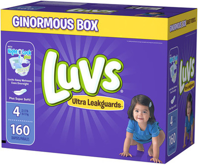 

Luvs Ultra Leakguards Size 4 - L(160 Pieces)