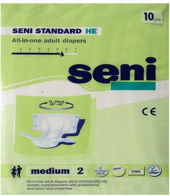 

SENI HOSPITAL EDITION Adult Diapers - M(10 Pieces)