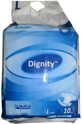 Romsons Diginity Adult Diapers - L(30 Pieces)