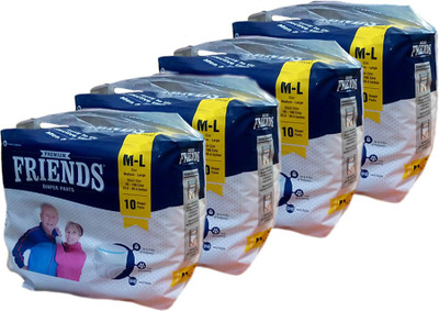 

Friends PULL UPS / PANT STYLE DIAPERS SET OF 4 PACKS - M(4 Pieces)