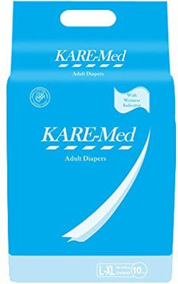 

Kare Med Unisex Adult Diapers - L(10 Pieces)