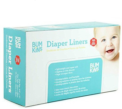 

Bumkins Flushable Diaper Liner - Neutral - M(100 Pieces)
