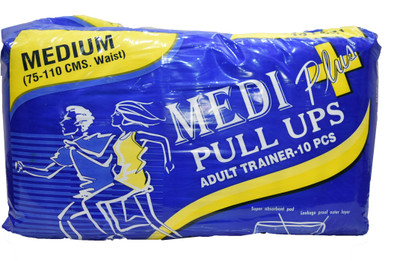 

Medi Plus Pull Ups Trainer 2 Adult Diapers - M(10 Pieces)