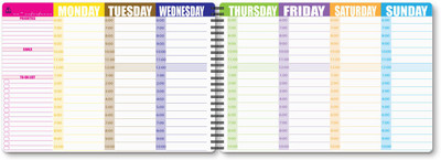 

Nourish A4 Planner/Organizer(A4 Size Weekly Planner, Multicolor)