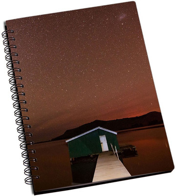 

Rangeele Inkers A5 Notebook(Under The Stars, Multicolor)