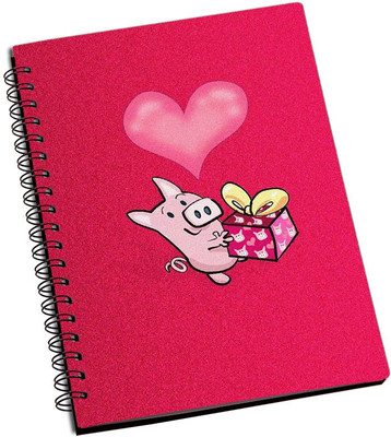 

Rangeele Inkers A5 Notebook(Cute Pig Gift Present, Multicolor)