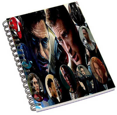 

Shopmania A5 Notebook(famous personalities, Multicolor)