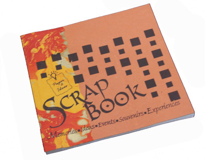 

Creates & Designs Regular Journal(Handmade Paper Scrapbook, Orange)