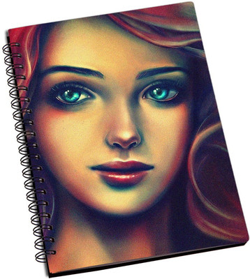 

Rangeele Inkers A5 Notebook(Beautiful Girl painting, Multicolor)