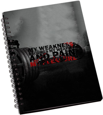 Rangeele Inkers A5 Notebook(Pain Is Pleasure, Multicolor)