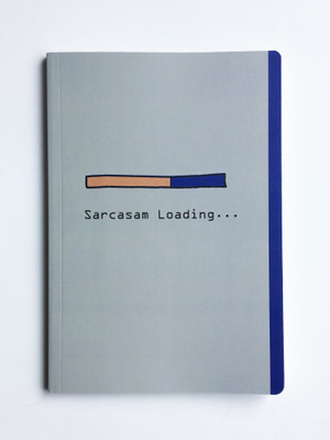 

TheDesignWiz A5 Notebook(Sarcasm Notebook, Grey)