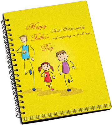 

ShopMantra A5 Notebook(Thanks Dad for Guiding and Support Father's Day Cushion Cover, Multicolor)
