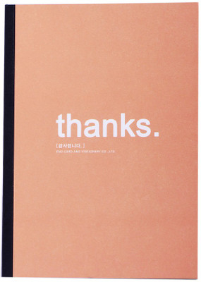 

Enwraps Regular Notebook(Thanks, Orange)