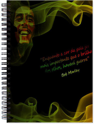 

VenTechno A5 Diary(Bob Marley Wirebound Ruled Paper Sheets Personal and Office Stationary Notebooks Diary, Multicolor)