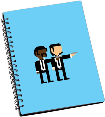 

Rangeele Inkers A5 Notebook(Pulp Fiction Minimal Pixel Art, Multicolor)