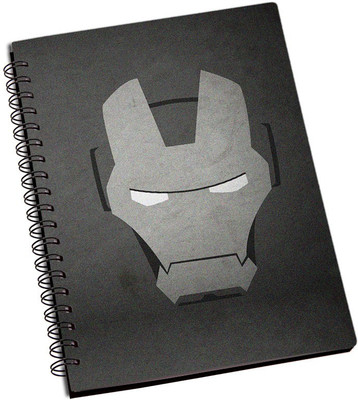 

Rangeele Inkers A5 Notebook(Ironman Grescale Minimal, Multicolor)