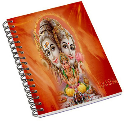 

Shopmania A5 Notebook(Shiv Parwati, Multicolor)