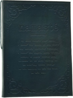 

Craft Play A5 Diary(Leather Namaste Emboss, Turquoise)