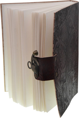 

Craft Play Regular Diary(Paisley Emboss With Lock, Brown)