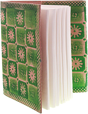 

Craft Club Regular Diary(Leather Embossed Diary With Dori, Green)
