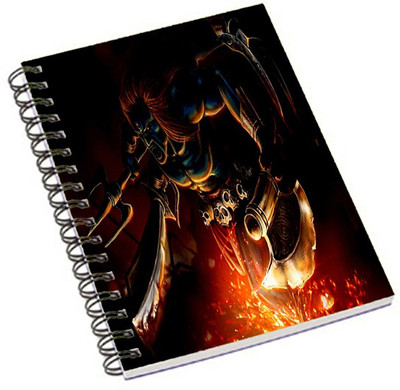 

Shopmania A5 Notebook(Shiva Fight, Multicolor)