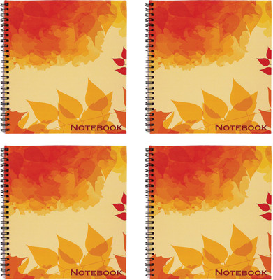 

PapyrusBolsys Regular Notebook(Petals, Multicolor, Pack of 4)