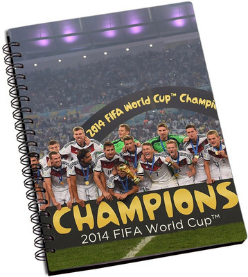 

Rangeele Inkers A5 Notebook(Germany World Champions, Multicolor)