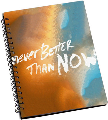 

Rangeele Inkers A5 Notebook(Never better Then Now, Multicolor)