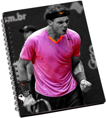 

Rangeele Inkers A5 Notebook(Rafael nadal Agry, Multicolor)