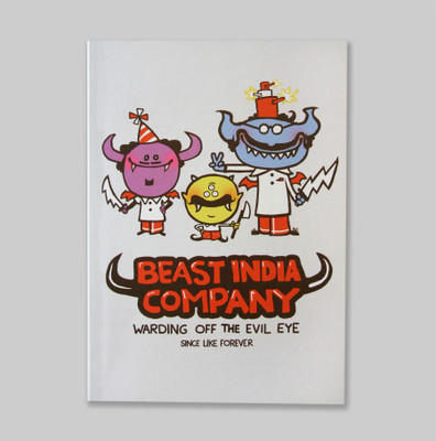 

Chimp A6 Notebook(Beast India Company, Silver)